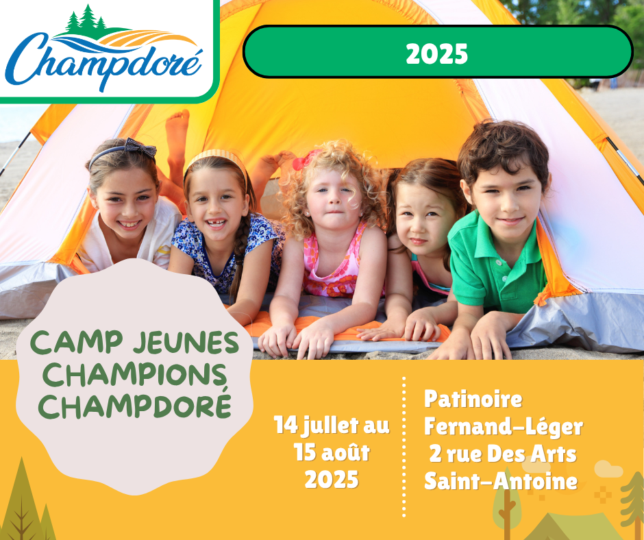 Camp Jeunes Champion Champdoré 2025 FR