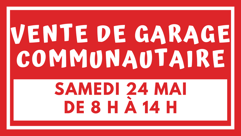 Vente de garage communautaire facebook event 1920 x 1080 px
